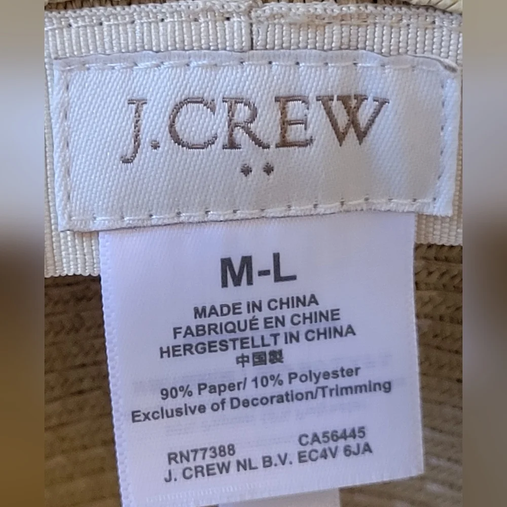 J. Crew Paper Hat